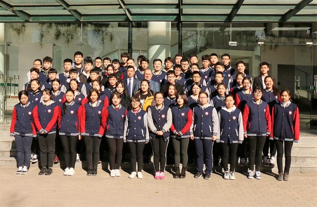 Students on Zhengzhou KL campus