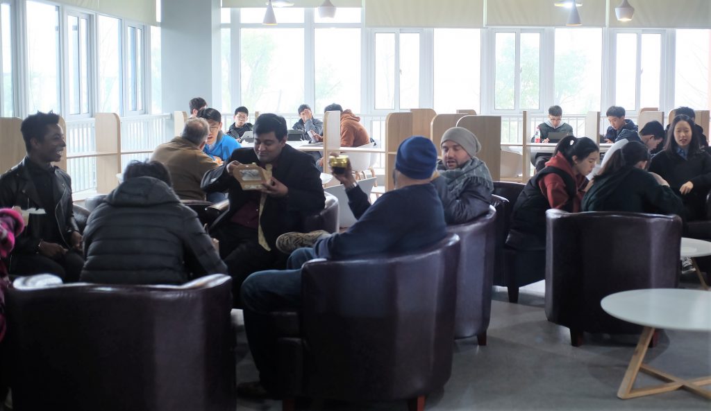 International High School Students Open Cafe Bar