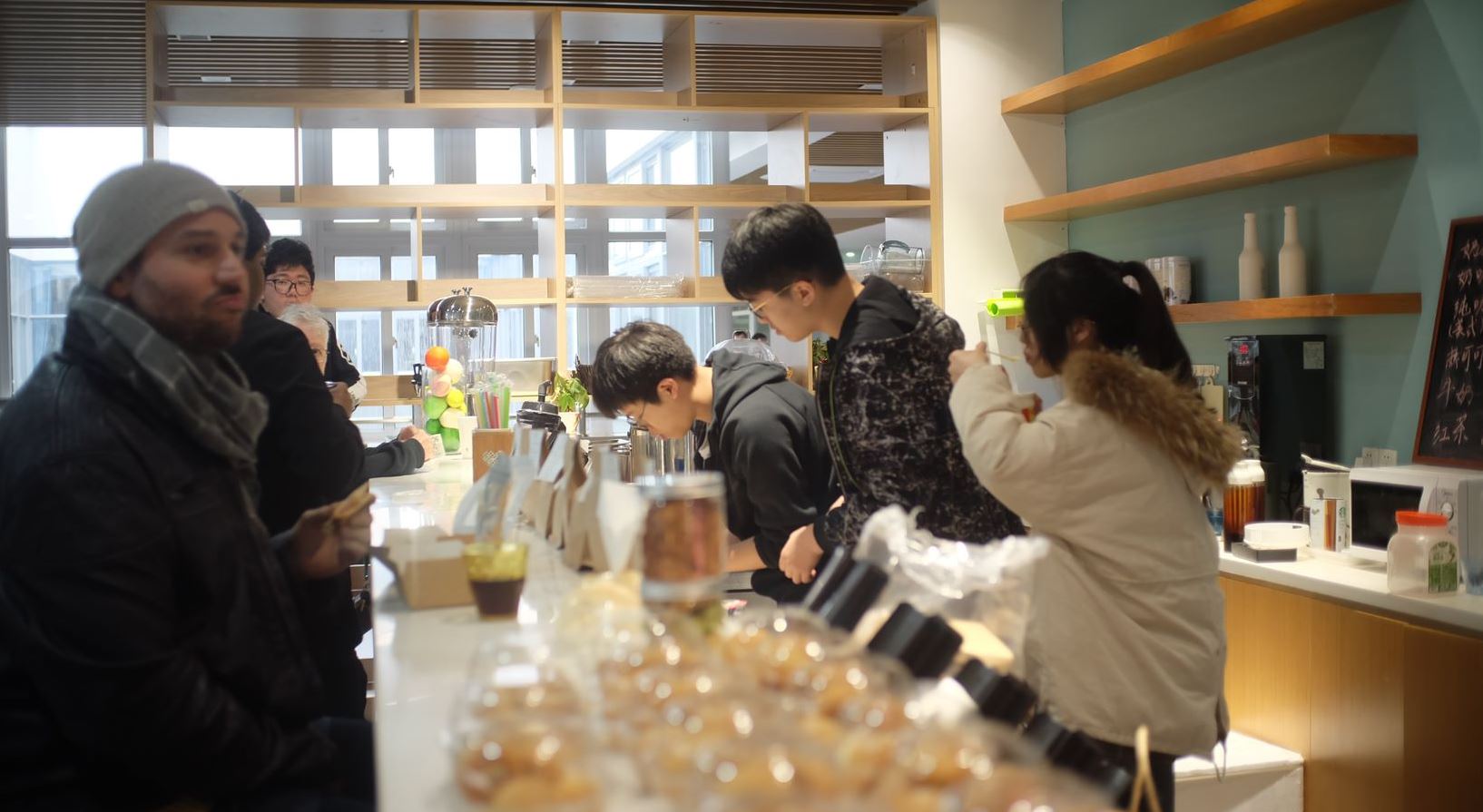 International High School Students Open Cafe Bar