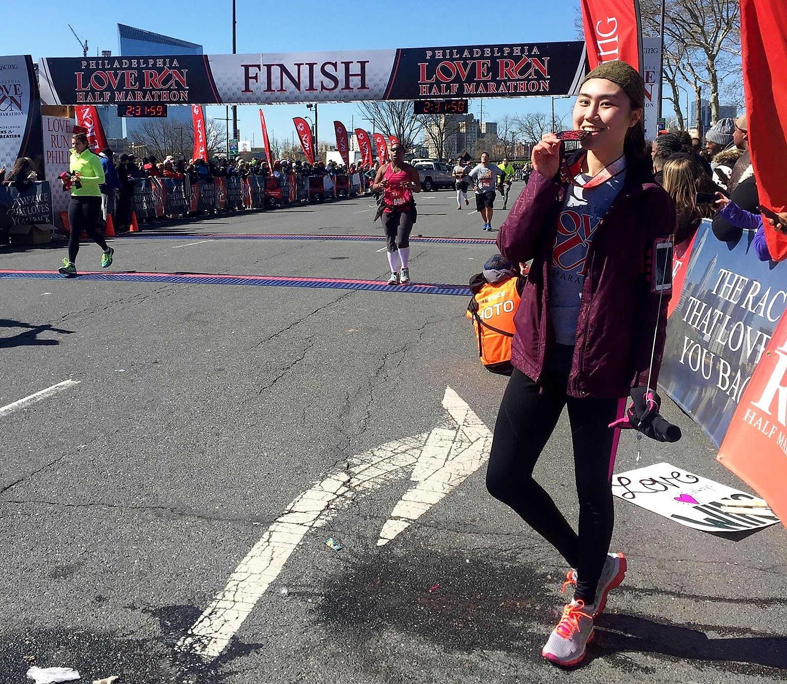 Claire Runs Philadelphia Half Marathon
